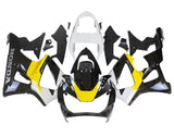 Honda CBR 900RR 929 Fairings (2000-2001) Black, White, Yellow at KingsMotorcycleFairings.com