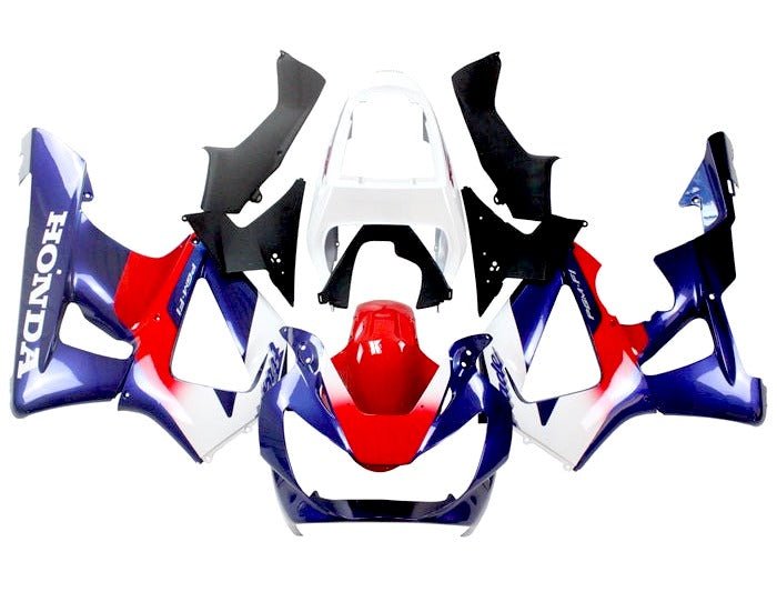 Honda CBR 900RR 929 Fairings (2000-2001) Blue, Red, White at KingsMotorcycleFairings.com