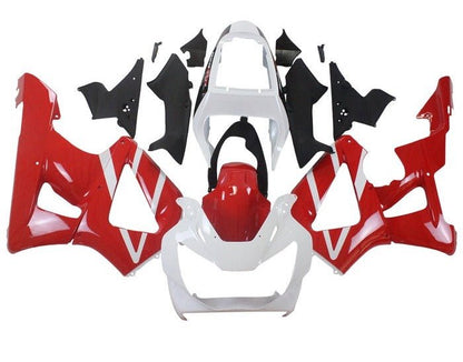 Honda CBR 900RR 929 Fairings (2000-2001) Red, White Stripes at KingsMotorcycleFairings.com