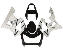 Honda CBR 900RR 929 Fairings (2000-2001) White, Black Stripes at KingsMotorcycleFairings.com