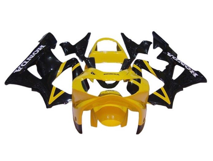Honda CBR 900RR 929 Fairings (2000-2001) Yellow, Black, White at KingsMotorcycleFairings.com