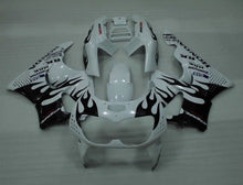 Honda CBR 900RR Fairings (1994-1995) White, Black Flame at KingsMotorcycleFairings.com