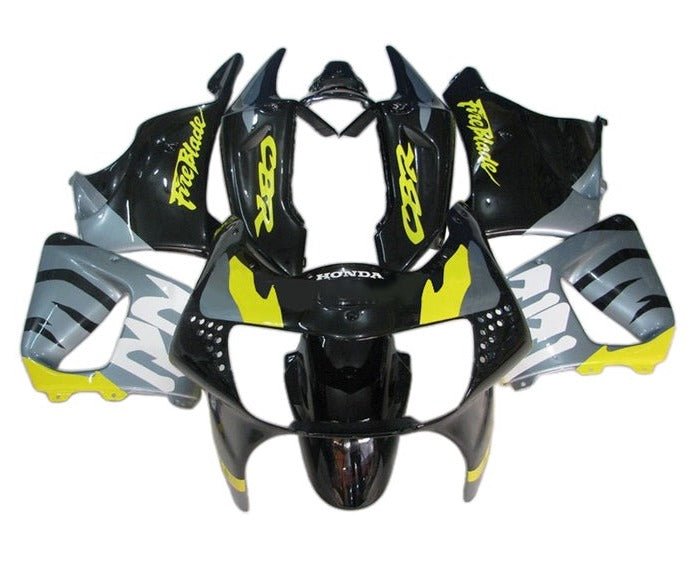 Honda CBR 900RR Fairings (1998-1999) Black, Gray, Yellow at KingsMotorcycleFairings.com