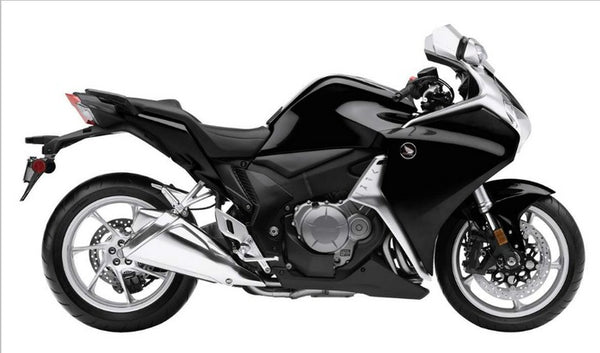 Honda VFR1200 Fairings (2010-2013) Black at KingsMotorcycleFairings.com 