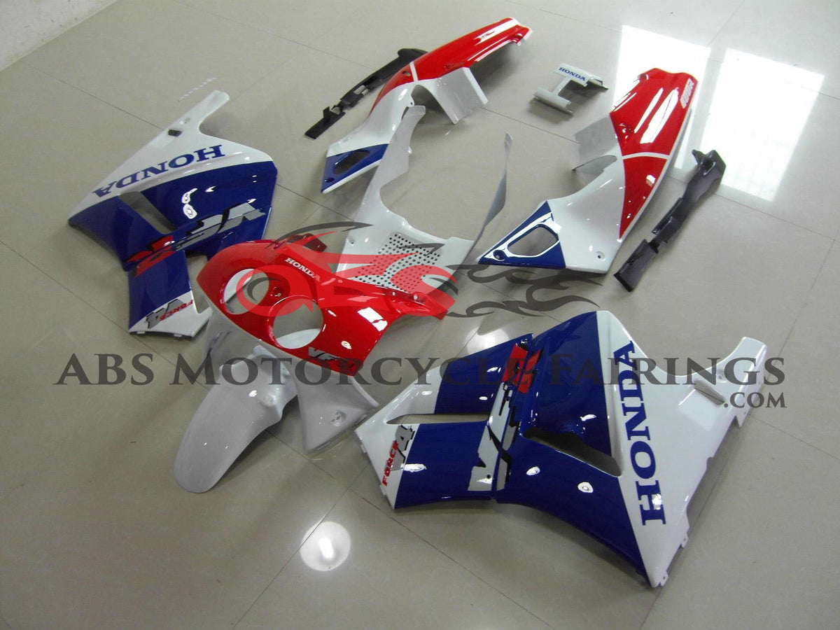 Honda VFR400R NC30 Fairing Kit (1989) Blue, Red, White at KingsMotorcycleFairings.com