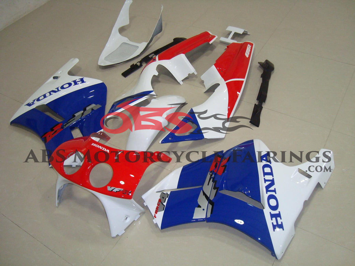 Honda VFR400R NC30 Fairing Kit (1989) Blue, Red, White from KingsMotorcycleFairings.com
