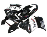 Honda VFR800 Fairings (1998-2001) Black, White West from KingsMotorcycleFairings.com