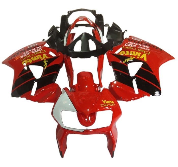 Honda VFR800 Fairings (1998-2001) Red, Black, White, Yellow from KingsMotorcycleFairings.com