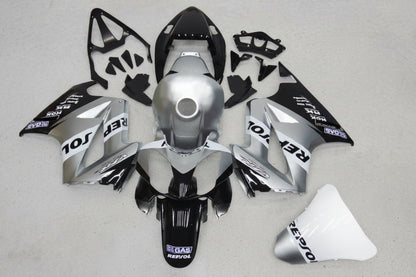 Honda VFR 800 Fairings (2002-2013) Silver, Black, White Repsol at KingsMotorcycleFairings.com