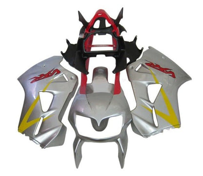 Honda VFR 800 Fairings (2002-2013) Silver, Yellow, Red at KingsMotorcycleFairings.com