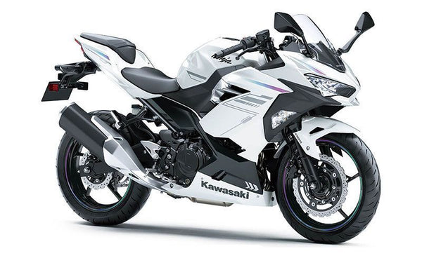 KAWASAKI NINJA 400 Fairing Kit (2018-2023) White Pearl Blizzard at KingsMotorcycleFairings.com