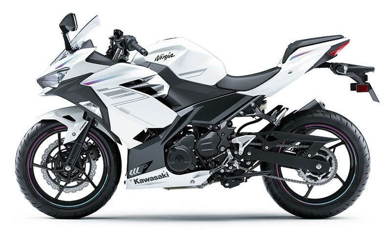 KAWASAKI NINJA 400 Fairings (2018-2023) White Pearl Blizzard at KingsMotorcycleFairings.com