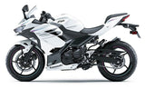 KAWASAKI NINJA 400 Fairings (2018-2023) White Pearl Blizzard at KingsMotorcycleFairings.com