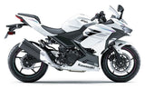 KAWASAKI NINJA 400 Fairings (2018-2023) White Pearl Blizzard by KingsMotorcycleFairings.com