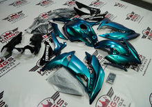 Kawasaki Ninja 650 Fairing Kit (2017-2019) Satin Green, Blue Chameleon at KingsMotorcycleFairings.com