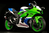 KAWASAKI NINJA ZX10RR Fairings (2021-2025) White, Green, Blue at KingsMotorcycleFairings.com 