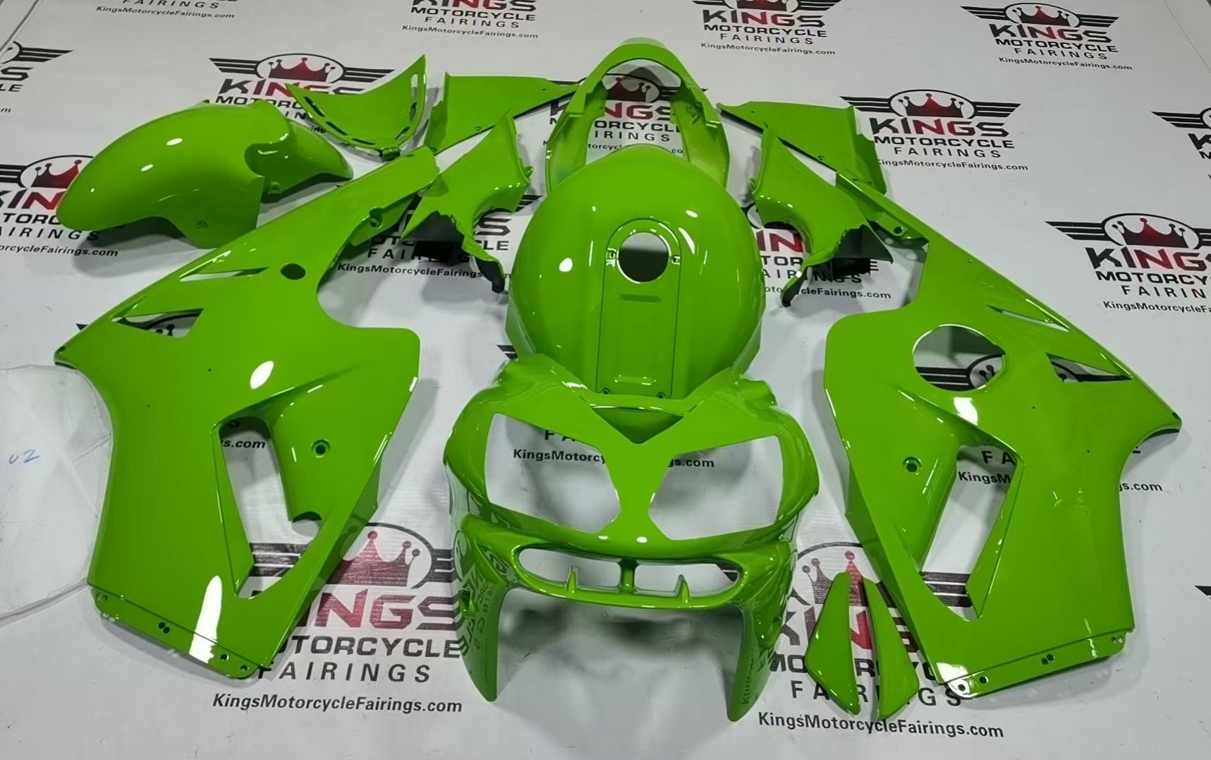 KAWASAKI NINJA ZX12R FAIRINGS (2002-2006) Green at KingsMotorcycleFairings.com