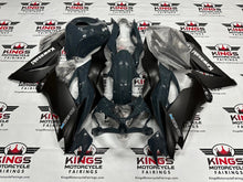 KAWASAKI NINJA ZX6R 636 FAIRINGS (2019-2023) DARK NARDO BLUE GRAY, MATTE BLACK at KingsMotorcycleFairings.com
