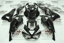 KAWASAKI ZX6R 636 Fairings (2024-2025) Black, White Stripe at KingsMotorcycleFairings.com