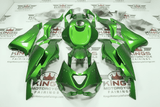 KAWASAKI ZX6R Fairings (2024-2025) Green from KingsMotorcycleFairings.com