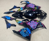 KAWASAKI NINJA 400 Fairing (2018-2023) Matte Black, Blue, Jinx at KingsMotorcycleFairings.com