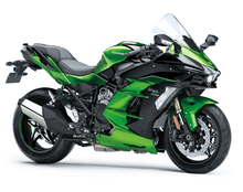 KAWASAKI NINJA H2 Fairings (2015-2022) Green, Black at KingsMotorcycleFairings.com