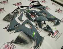 KAWASAKI ZX-10R Fairings (2008-2010) Nardo Gray, Green at KingsMotorcycleFairings.com