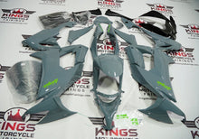 KAWASAKI ZX10R Fairings (2008-2010) Nardo Gray, Green at KingsMotorcycleFairings.com
