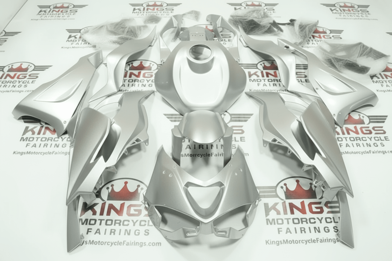 KAWASAKI ZX6R 636 Fairings (2024-2025) Satin Silver at KingsMotorcycleFairings.com