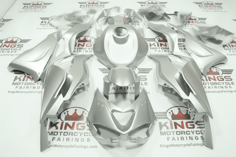 KAWASAKI ZX6R 636 Fairings (2024-2025) Satin Silver from KingsMotorcycleFairings.com