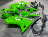 Kawasaki Ninja 250R Fairing kit (2008-2013) All Green at KingsMotorcycleFairings.com