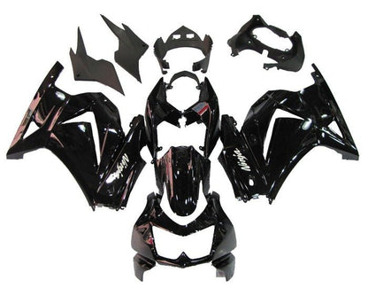 Kawasaki Ninja 250R Fairing set(2008-2013) Gloss Black at KingsMotorcycleFairings.com