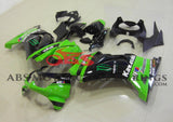 Kawasaki Ninja 250R Fairings (2008-2013) Green, Black, Bridgestone at KingsMotorcycleFairings.com