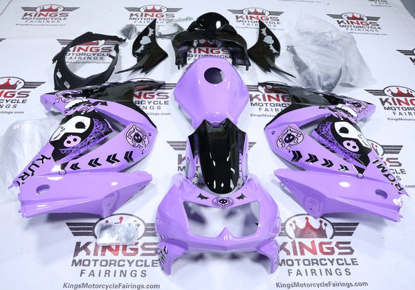 Kawasaki Ninja 250R Fairings (2008-2013) Purple Kuromi from KingsMotorcycleFairings.com