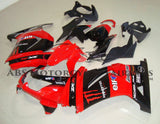 Kawasaki Ninja 250R Fairing kit (2008-2013) Red, Black Monster Energy at KingsMotorcycleFairings.com