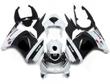 Kawasaki Ninja 250R Fairing kit (2008-2013) White, Black Stripe, Elf at KingsMotorcycleFairings.com