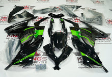 Kawasaki Ninja 300 Fairings (2013-2024) Black, Green, Gray, White at KingsMotorycleFairings.com