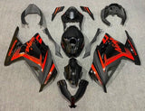 Kawasaki Ninja 300 Fairings (2013-2024) Black, Red, Matte Black from KingsMotorcycleFairings.com