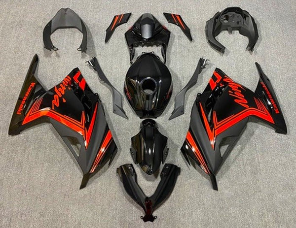 Kawasaki Ninja 300 Fairings (2013-2024) Black, Red, Matte Black at KingsMotorcycleFairings.com