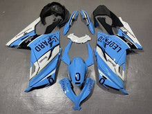 Kawasaki Ninja 300 Fairings (2013-2024) Blue, White, Black Leopard at KingsMotorcycleFairings.com
