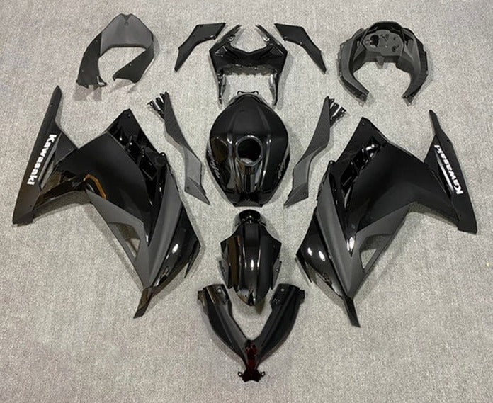 Kawasaki Ninja 300 Fairings (2013-2024) Gloss Black at KingsMotorcycleFairings.com