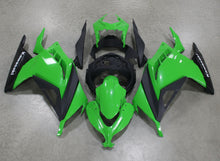 Kawasaki Ninja 300 Fairings (2013-2024) Gloss Green, Matte Black at KingsMotorcycleFairings.com