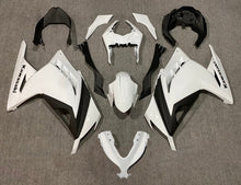 Kawasaki Ninja 300 Fairing kit (2013-2024) Gloss White, Black at KingsMotorcycleFairings.com