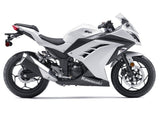 Kawasaki Ninja 300 Fairings (2013-2024) Gloss White from KingsMotorcycleFairings.com