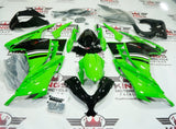 Kawasaki Ninja 300 Fairings (2013-2024) Green Special Edition at KingsMotorcycleFairings.com