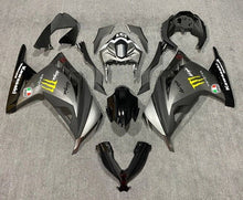 Kawasaki Ninja 300 Fairings (2013-2024) Matte Gray, Black, Yellow from KingsMotorcycleFairings.com