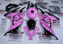 Kawasaki Ninja 300 Fairings (2013-2024) Pink, Black Circles at KingsMotorcycleFairings.com
