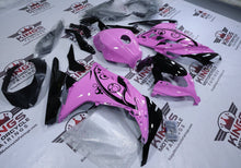 Kawasaki Ninja 300 Fairings (2013-2024) Pink, Black Circles from KingsMotorcycleFairings.com