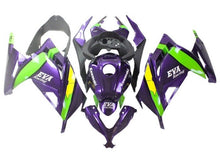 Kawasaki Ninja 300 Fairings (2013-2024) Purple, Green, Yellow EVA from KingsMotorcycleFairings.com