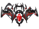 Kawasaki Ninja 300 Fairings (2013-2024) Red, Black, Gray at KingsMotorcycleFairings.com